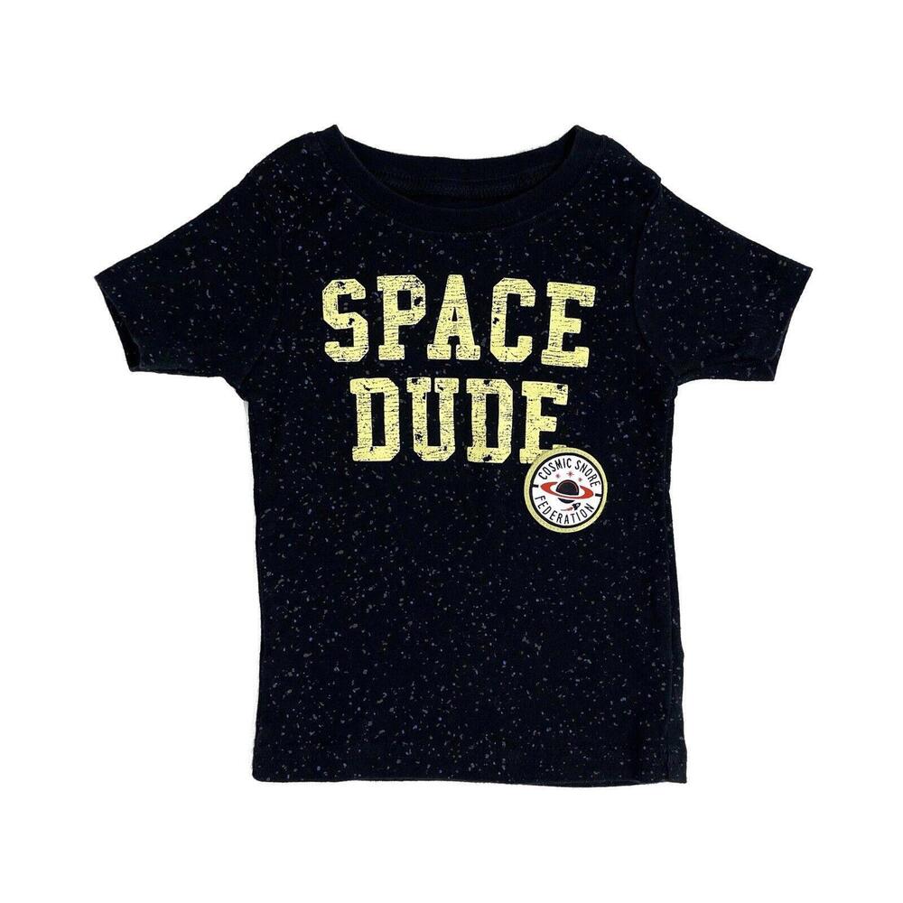 Carter’s Baby Boy Size 24m Black Yellow Space Dude Sleepwear PJ Pajama Top Shirt